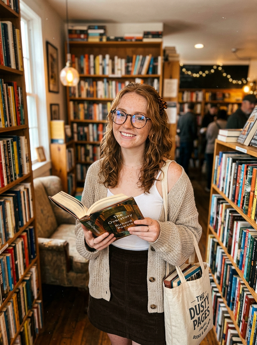 Bookstore Girl AI character