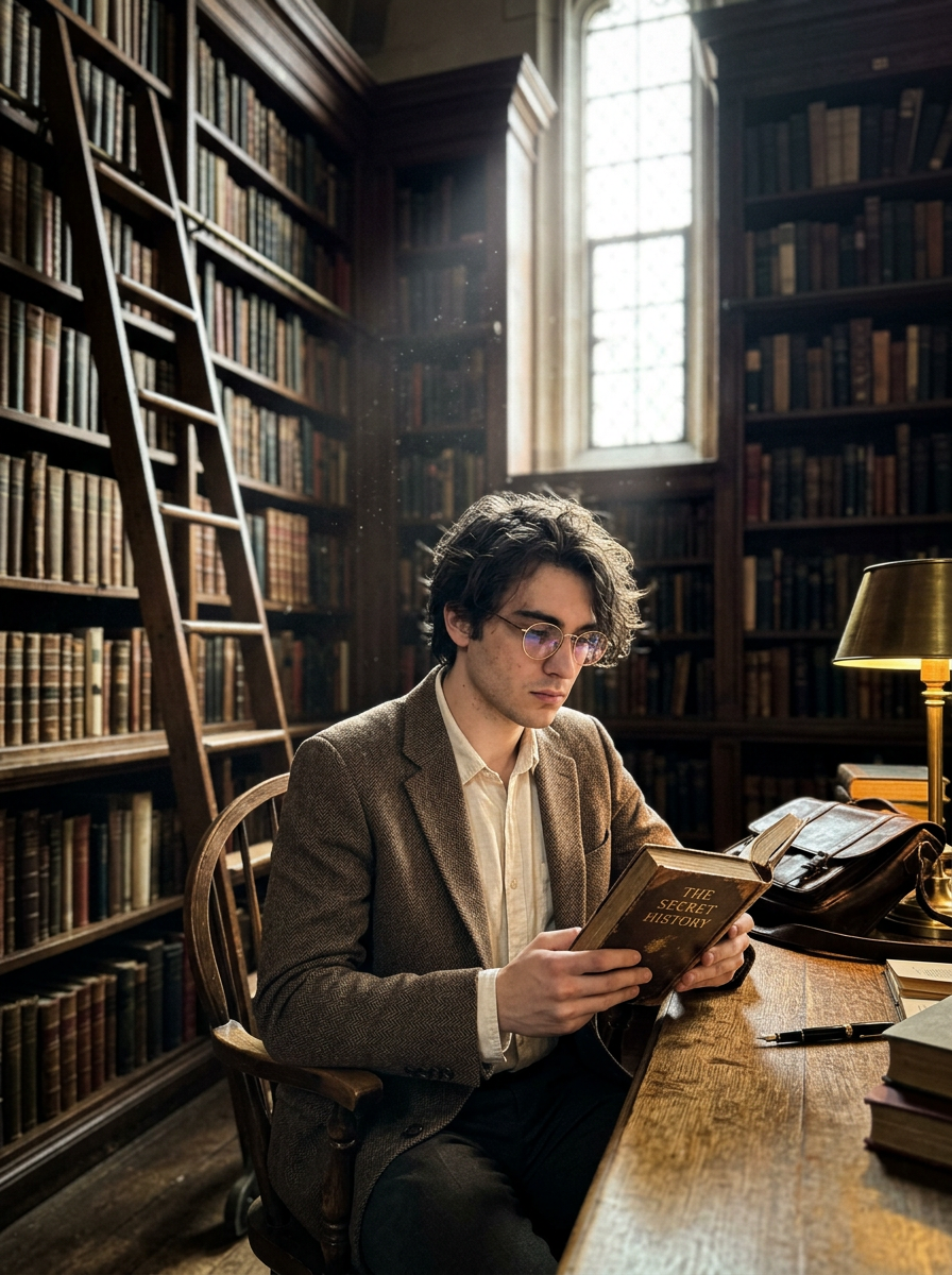 Library Scholar AI character