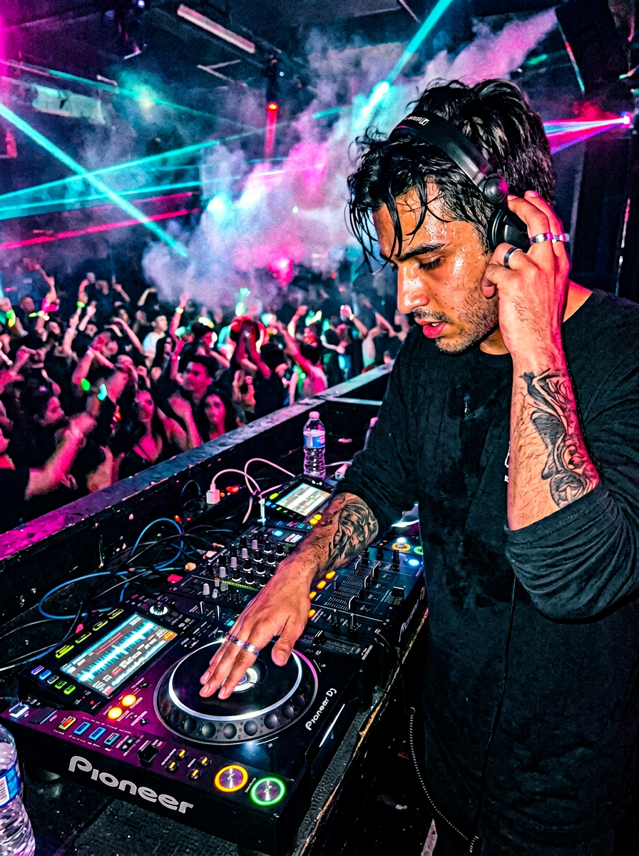 DJ Booth — Image to Video AI example