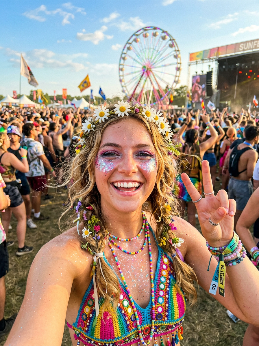 Festival Queen AI character