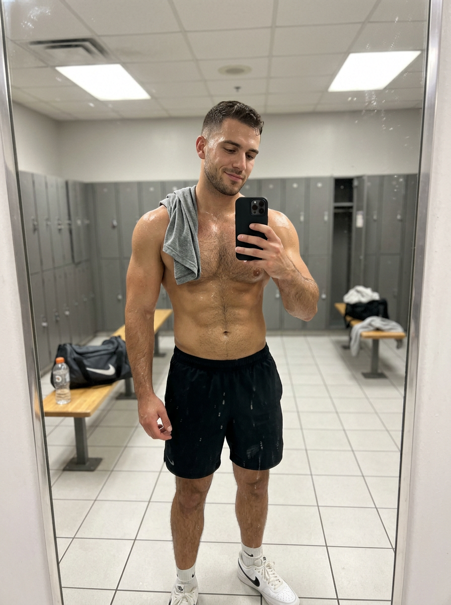 Gym Locker Room AI character