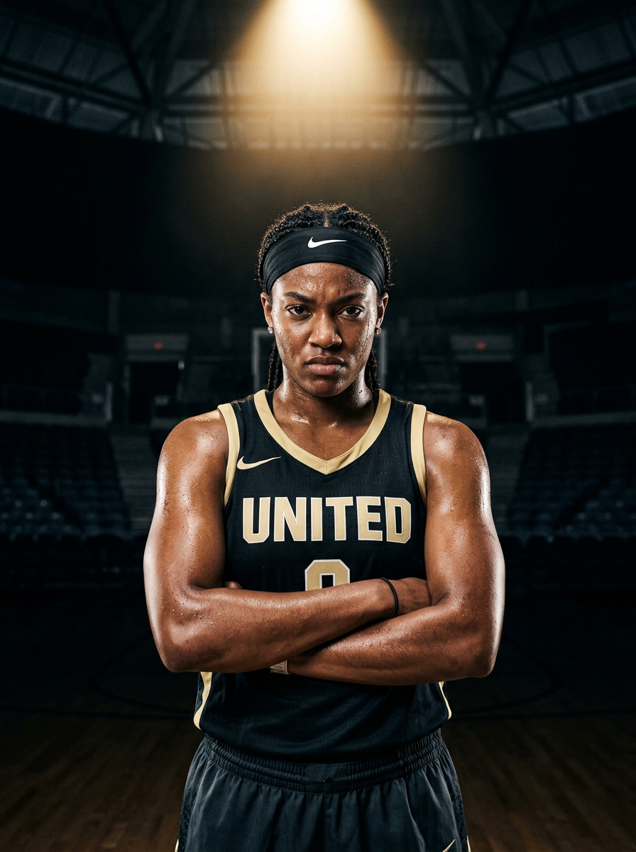 Athlete Portrait AI style