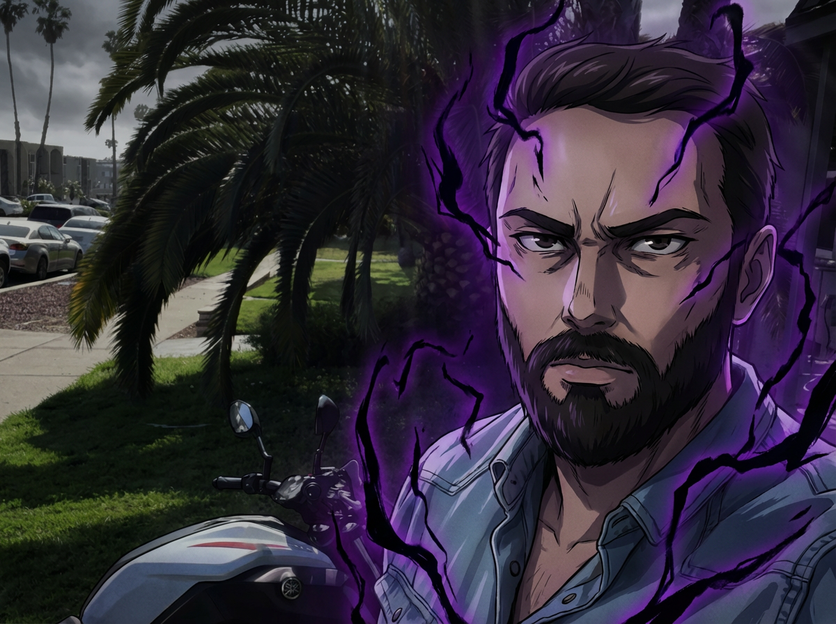 Jujutsu Style — AI Anime Filter example