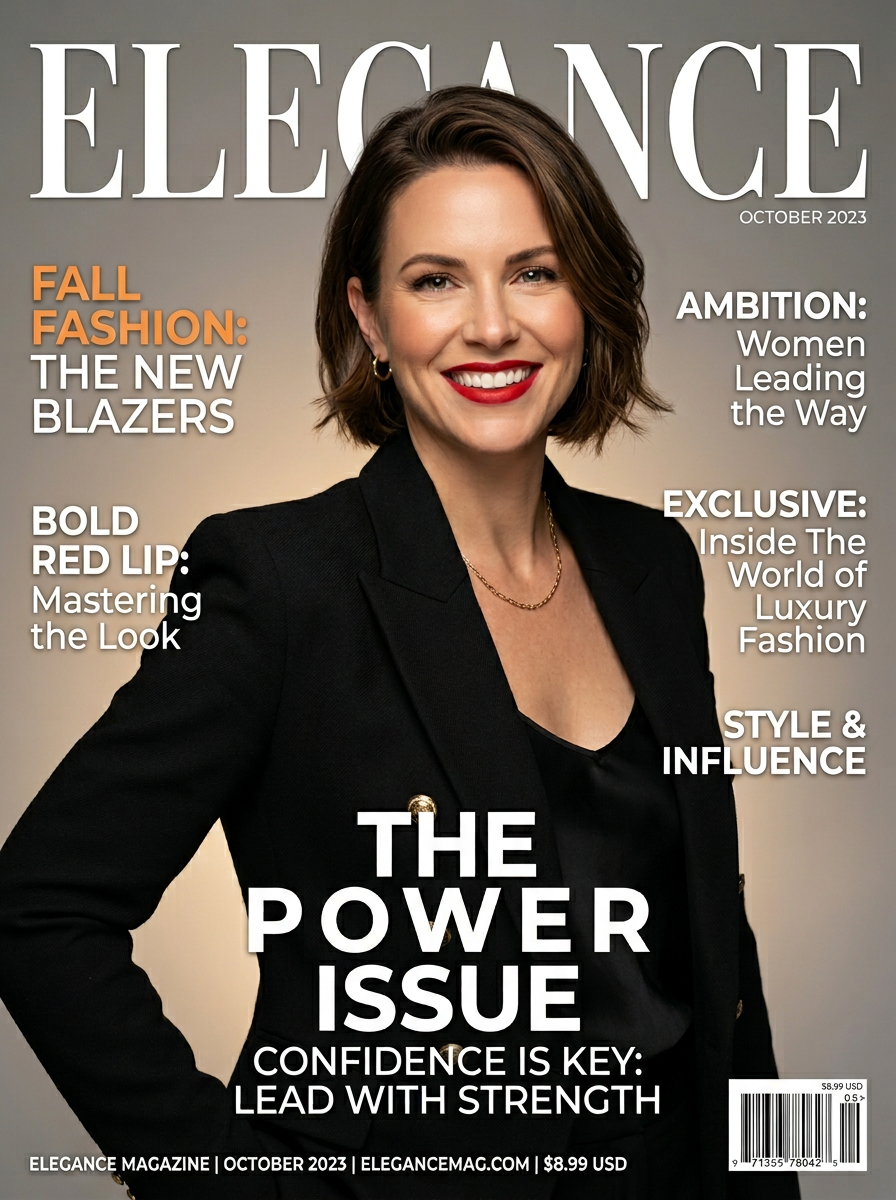 Magazine Cover AI style
