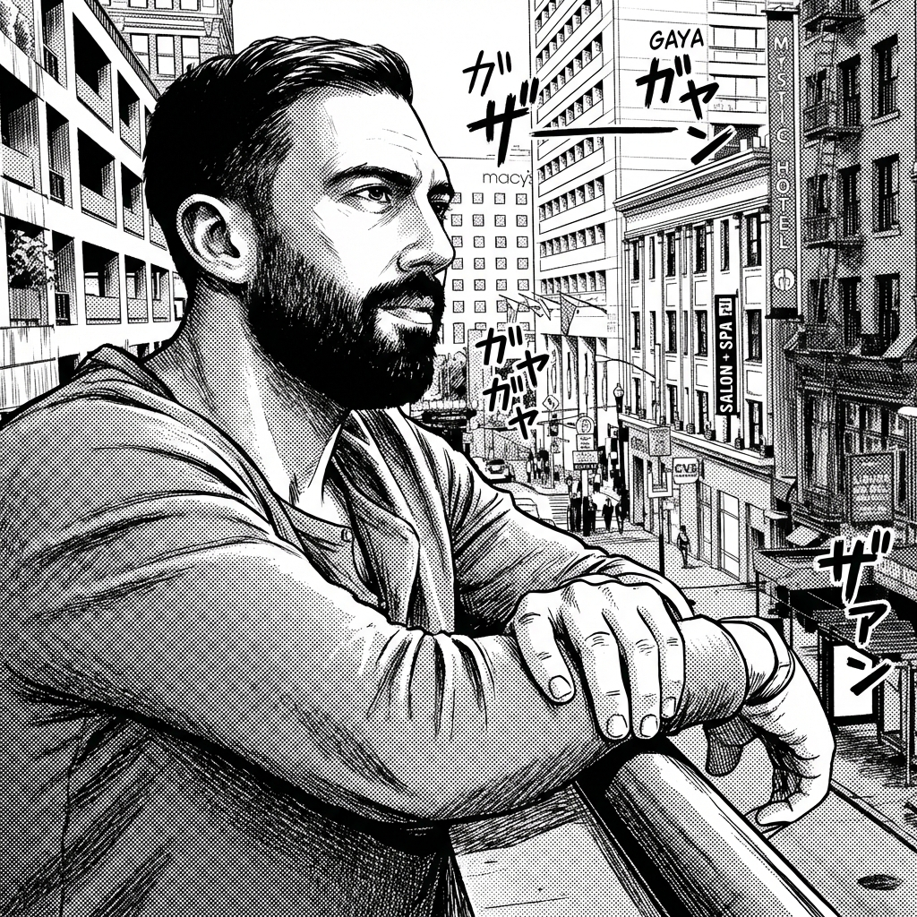 Manga Panel — AI Anime Filter example