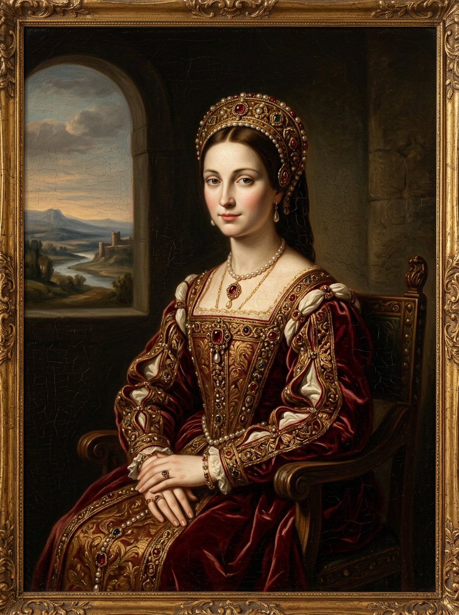 Renaissance AI selfie style